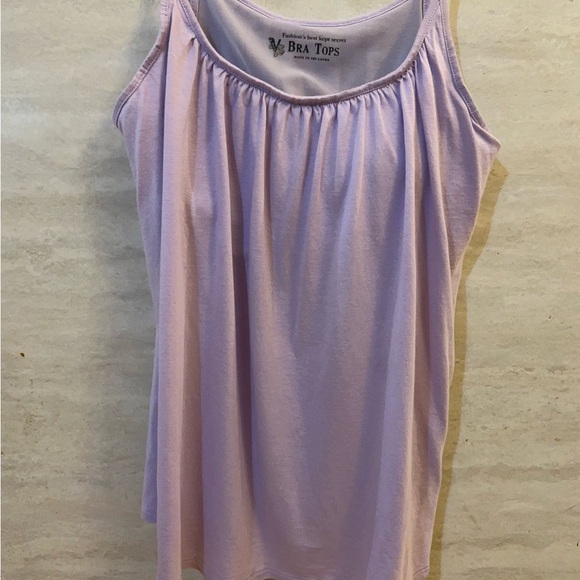 Victoria Secret Lavender Spaghetti Adjustable Strap Built In Bra - Picture 2 of 11